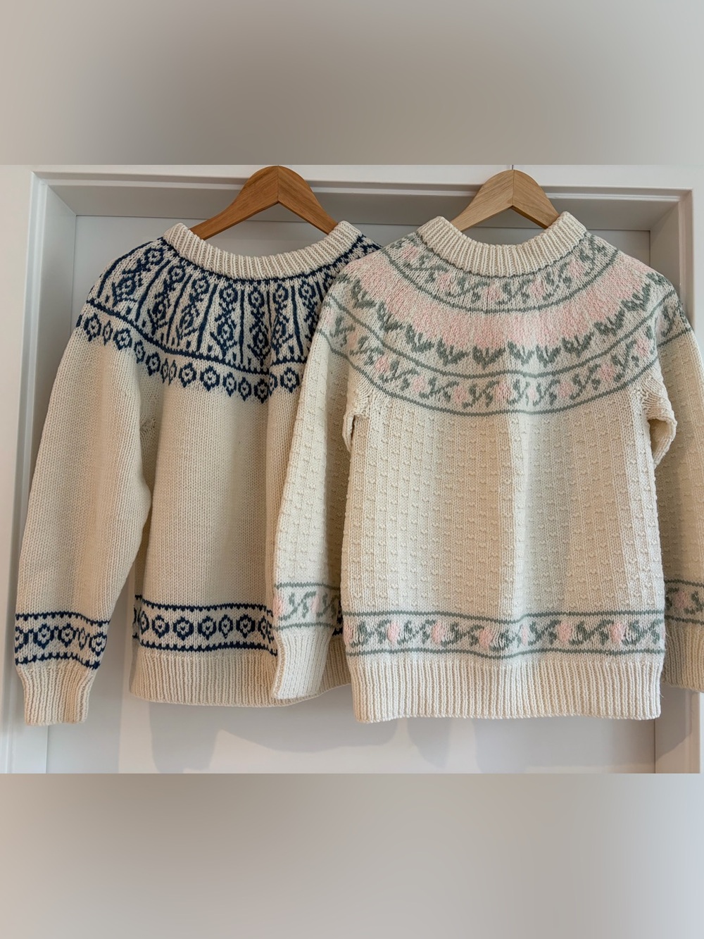 Bundle of 2 Nordic Style Sweaters Medium